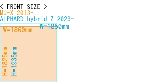 #MU-X 2013- + ALPHARD hybrid Z 2023-